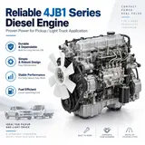 4JA1 / 4JB1 Series Diesel Engine (68 kW, 3600 rpm) for Pickup & Light Truck