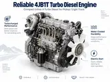4JB1 / 4JB1T Turbo Diesel Engine (68 kW / 116 hp) for Pickup & Light Truck