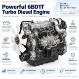 6BD1T Turbo Diesel Engine (120 kW, Inline-6)