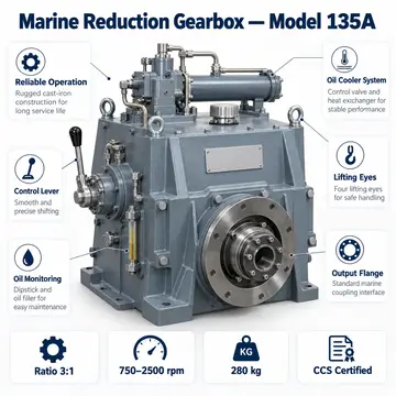 Marine Gearboxes supplied by MARS