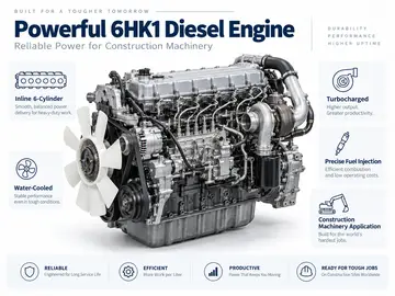 Brand New Diesel Engine 6HK1 for Construction Machinery