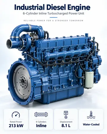Doosan PU086TI Industrial Diesel Engine