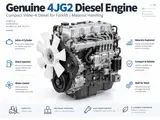 Genuine 4JG2 Diesel Engine for Forklift (46 kW, 4-Cylinder)