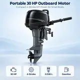 Mercury 30ELGA EFI FourStroke Portable Outboard Motor (30 HP)