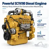 Original SDEC SC7H190.1G3 Diesel Engine for Construction (138 kW)