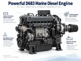 SDEC D683 (6CTA8.3-M220) Marine Diesel Engine (250-360 HP)