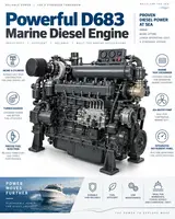 SDEC D683 Marine Diesel Engine (320 HP)