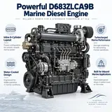 SDEC D683ZLCA9B Marine Diesel Engine (264 kW)