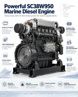 SDEC SC38W950.12CA1 Marine Diesel Engine (950 HP)