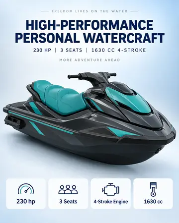 Sea-Doo GTR 230 High-Performance Personal Watercraft (230 HP)
