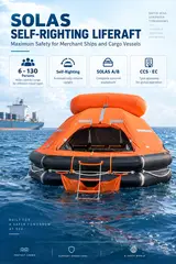 SOLAS Self-Righting Inflatable Liferaft SR Series (6–130 Persons)