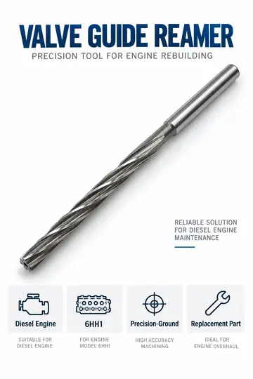 Valve Guide Reamer 3822490 (Engine Model 6HH1)