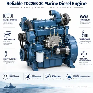 Weichai TD226B-3C Marine Diesel Engine (40 kW)