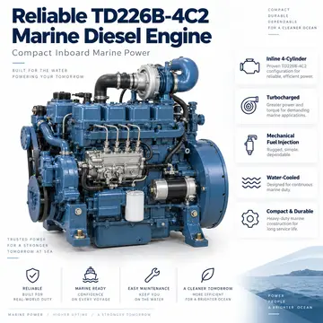 Weichai TD226B-4C2 Marine Diesel Engine (75 kW)