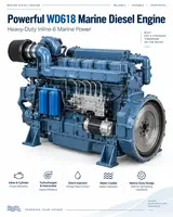 Weichai WD618.C-16 Marine Boat Diesel Engine (170 kW)