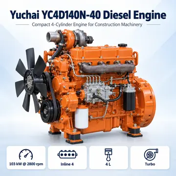 Yuchai YC4D140N-40 Diesel Engine — 103 kW
