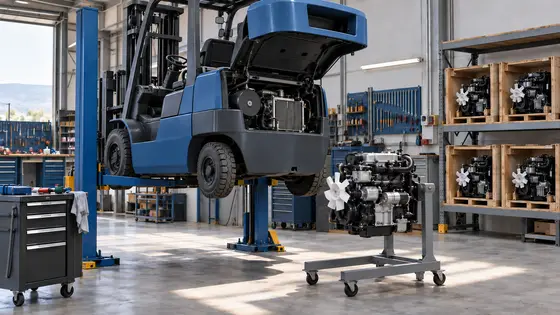 Forklift Fleet Engine Renewal for a Material-Handling Service Company