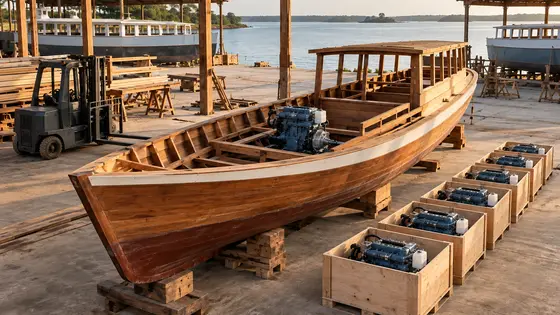 Lake Tourism and Fishing Boat Engines for a Regional Boat Builder